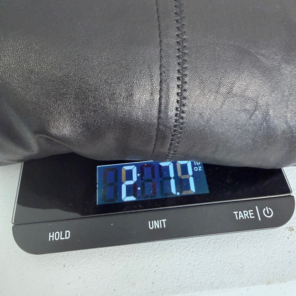 Avanti Black Genuine Leather Trench Coat Jacket Womens Plus 3X Mid Length - Picture 15 of 15